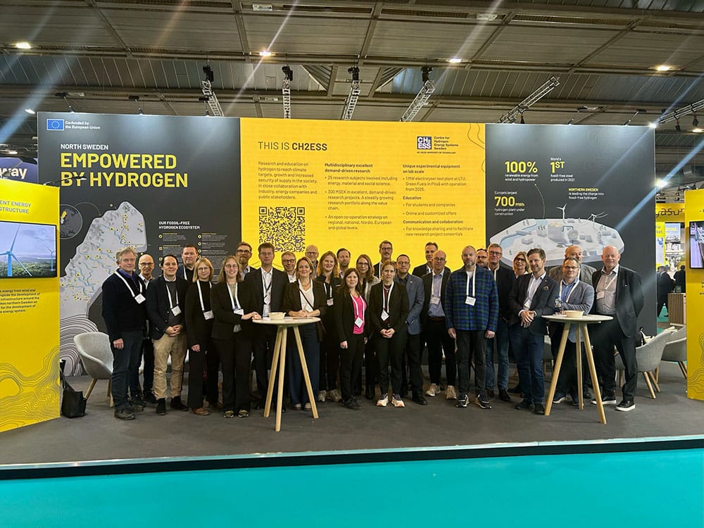 A delegation from Northern Sweden, representing Norrbotten, Västerbotten, Västernorrland, and Jämtland Härjedalen, participated in European Hydrogen Week in Brussels.